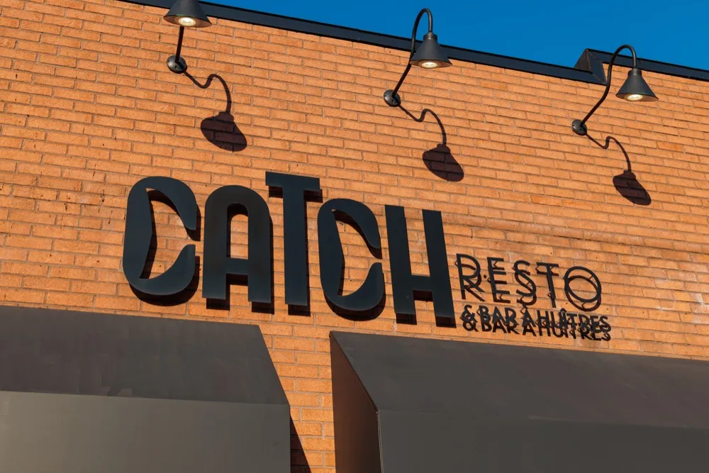 Enseigne du restaurant Catch